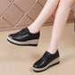 Women's Comfort Platform Synthetic Leather Shoes