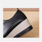 Women's Comfort Platform Synthetic Leather Shoes