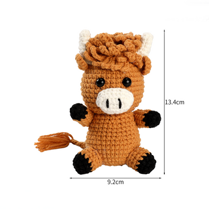 DIY Hand-Knitted Animal Kit for Beginner