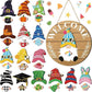 🍁Christmas sale 50% off 🌟Best Decorations🎄Interchangeable Wooden Gnome Welcome Sign🎈