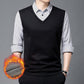 Men’s Cozy Faux Two-Piece Plush-Lined Shirt