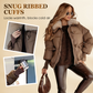 Women’s Stylish Short Down Jacket With Fluffy Collar