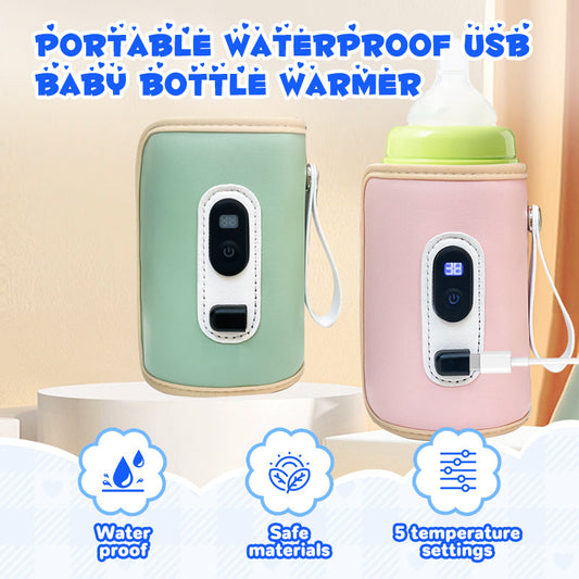 Portable Waterproof USB Baby Bottle Warmer