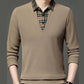 Men's Warm Thickened Shirt Collar Sweatshirt