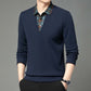 Men's Warm Thickened Shirt Collar Sweatshirt
