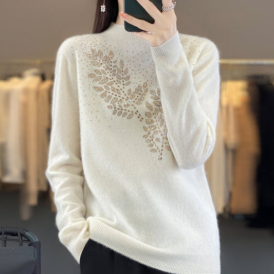 Women's Knit Mock Neck Sweater
