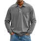 Men's Casual Long Sleeve Shirt With Pocket