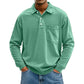 Men's Casual Long Sleeve Shirt With Pocket