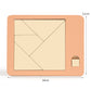 Wooden Tangram Board Puzzle Game