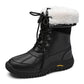 Women's Lace-Up Thickened Warm Snow Boots