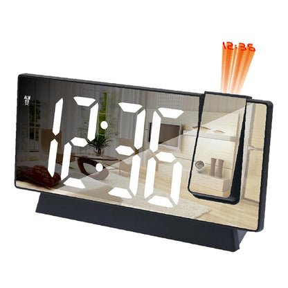 LED Mirror Projection Alarm Clock