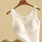 Women's Thermal Seamless Vest With Built-In Bra