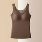 Women's Thermal Seamless Vest With Built-In Bra
