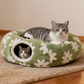 Washable Cat Tunnel Bed for Indoor Cats