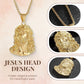 Jesus Head Pendant Necklace