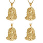 Jesus Head Pendant Necklace