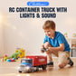 RC Container Truck with Lights & Sound Kit