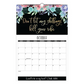 2026 Funny Floral Wall Calendar