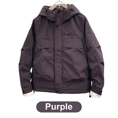 Winter Warm Windproof Hooded Jacket for Men