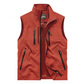 Men's Oversized Sleeveless Vest Jacket with Pockets