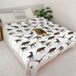 Soft Warm Dinosaur Print Blanket