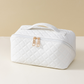 Large Capacity Waterproof Quilted Cosmetic Bag