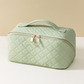 Large Capacity Waterproof Quilted Cosmetic Bag