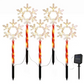 5 PCS Christmas Waterproof Outdoor Solar Pathway Lights