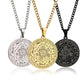 Seven Archangels Medallion Pendant Necklace