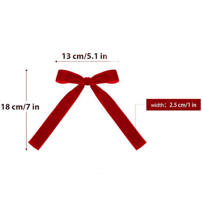 Elegant Christmas Ribbon Bow Ornament