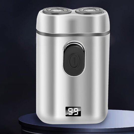Portable Dual-Head Electric Shaver