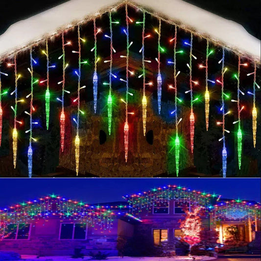 Christmas Outdoor LED Icicle Lights