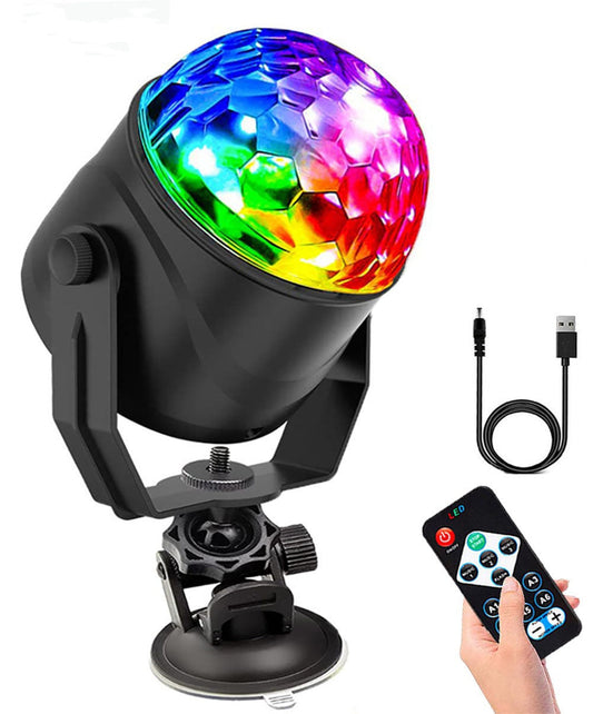Colorful Rotating Magic Disco Ball Light