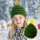 Parent-Child Christmas Tree Beanie