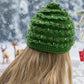 Parent-Child Christmas Tree Beanie