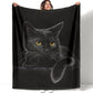 Black Cat All-Season Cozy Blanket