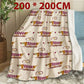 Cute Dachshund Pattern Blanket