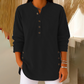 Women's Button-Up Corduroy Henley Tops