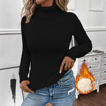 Women’s Cozy Ultra-Soft Thermal-Lined Slim Fit Sweater