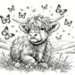 🎄Only ￡9.99!!!🎅2025 Christmas Sale - 60% OFF🐮Highland Cow Coloring Book