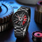Perfect Gift-Elegant Watch With Racing Wheel-Where Time Is Valued