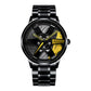 Perfect Gift-Elegant Watch With Racing Wheel-Where Time Is Valued