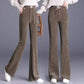 Women's Thick High Waist Drawstring Long Pants