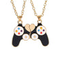 Rhinestone Arcade Game Controller Necklace