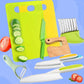 ⏳LAST DAY SALE 50% OFF!!🎁Montessori Kitchen Set for Kids (13 pcs) Make Cooking Fun, Safe & Easy!
