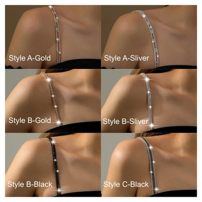 Sparkling Rhinestone Decorative Bra Straps