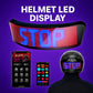 App-Controlled Full-Color LED Helmet Display