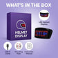 App-Controlled Full-Color LED Helmet Display
