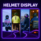 App-Controlled Full-Color LED Helmet Display