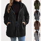 Relaxed Fit Hooded Jacket with Textured Weave